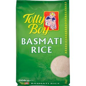 BASMATI RICE 20KG - TOLLY BOY