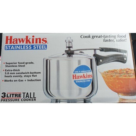 STAINLESS STEEL COOKER 3LTRS - HAWKINS