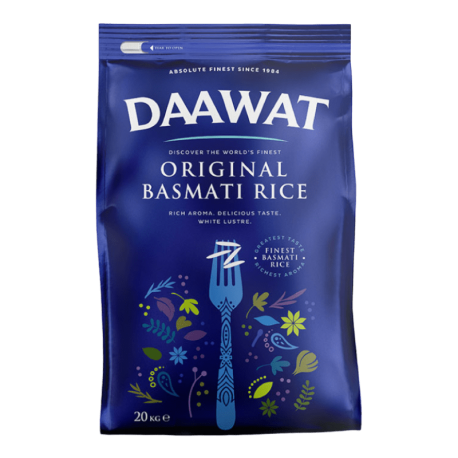 ORIGINAL BASMATI RICE 20kg- DAAWAT