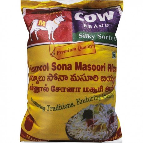 SONA MASOORI RICE 5KG&10KG- COW
