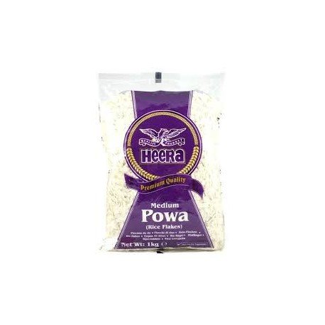 POWA MEDIUM (RICE FLAKES) 1KG - HEERA