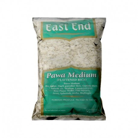 PAWA MEDIUM (FLATTENED RICE) 1KG - EAST END