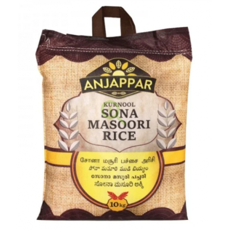 SONA MASOORI RICE 20KG - ANJAPPAR