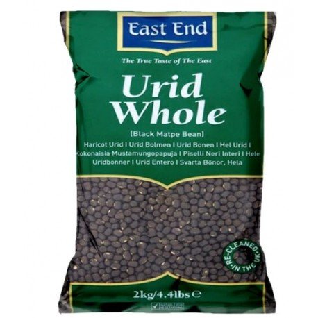 URID WHOLE BLACK MATPE BEAN 2KG - EAST END