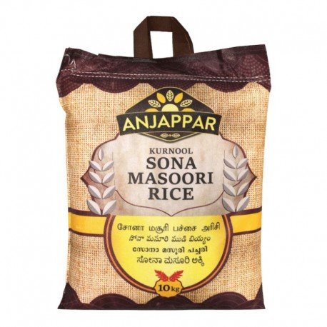 SONA MASOORI RICE 10KG - ANJAPPAR