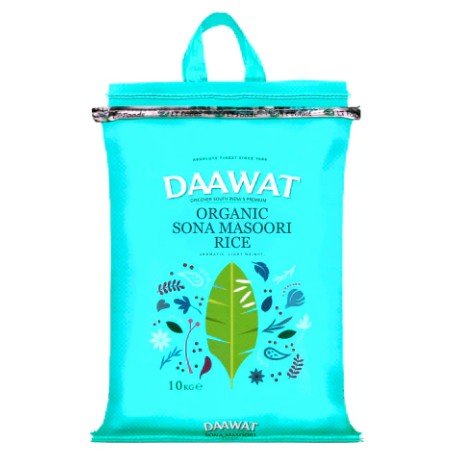 SONA MASOORI RICE 20KG (ORGANIC) - DAAWAT