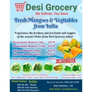 KESAR MANGOES BOX +or- 1.5 KG
