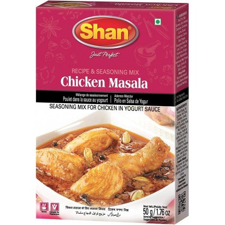 CHICKEN CURRY MASALA 50G - SHAN